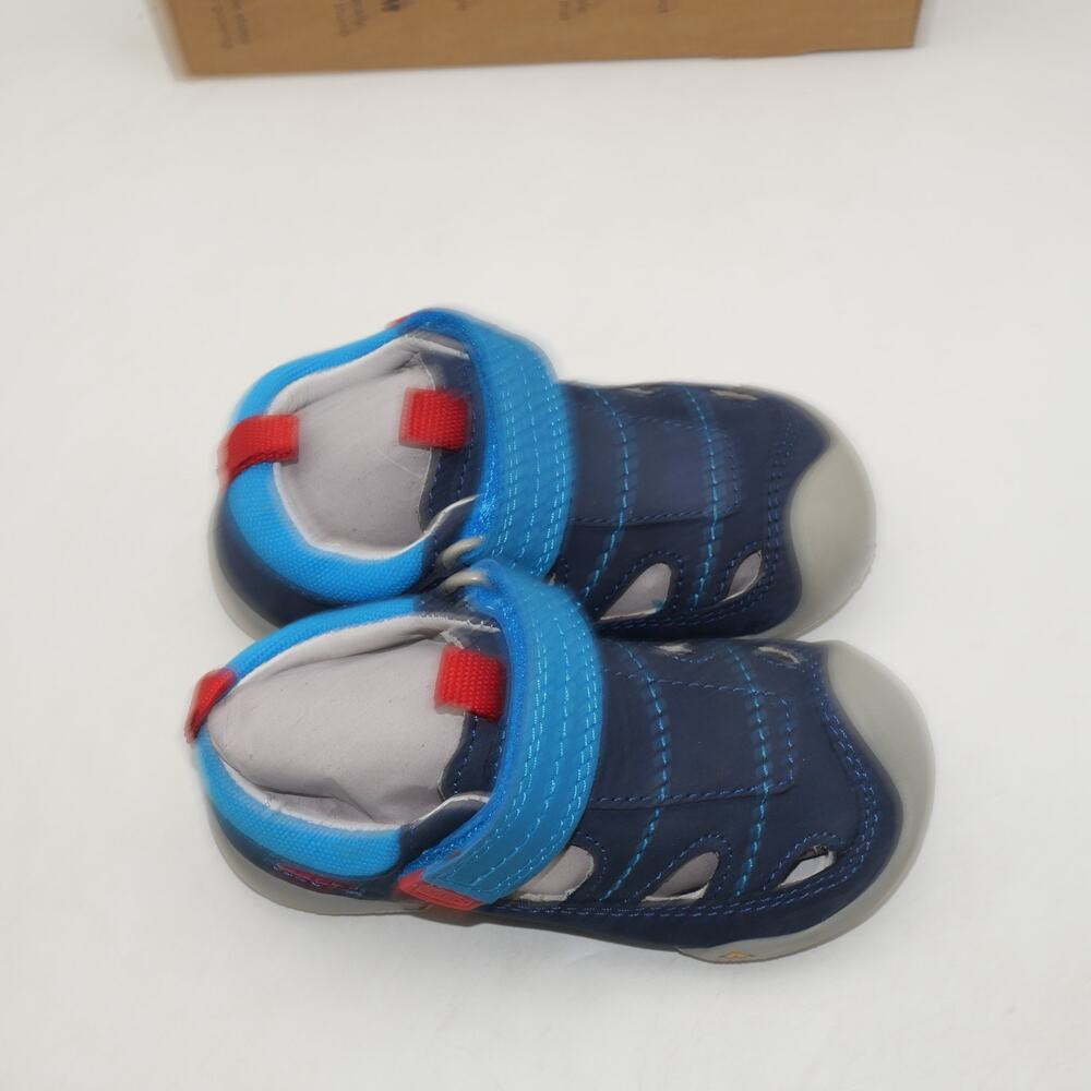NEW Keen Pep Fisherman Toddler Kid's 6 Sandals Blue Red Boys Girls - Picture 7 of 10